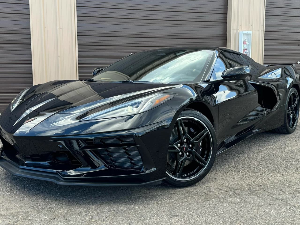 Corvette car detailing and ceramic coating