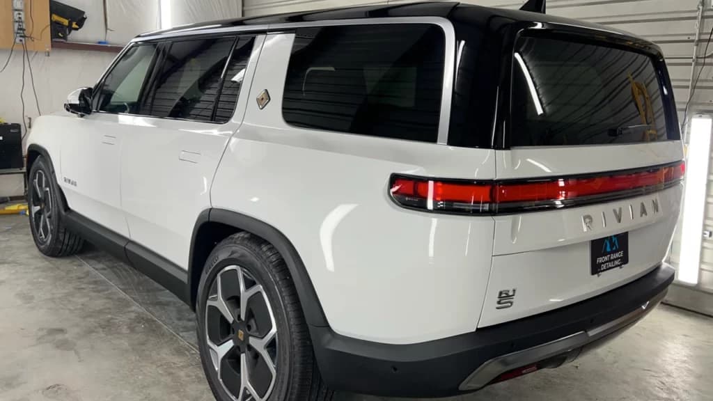 Rivian car detailing including paint protection film (PPF) or clear bra, window tinting, ceramic coating, vinyl wraps and more